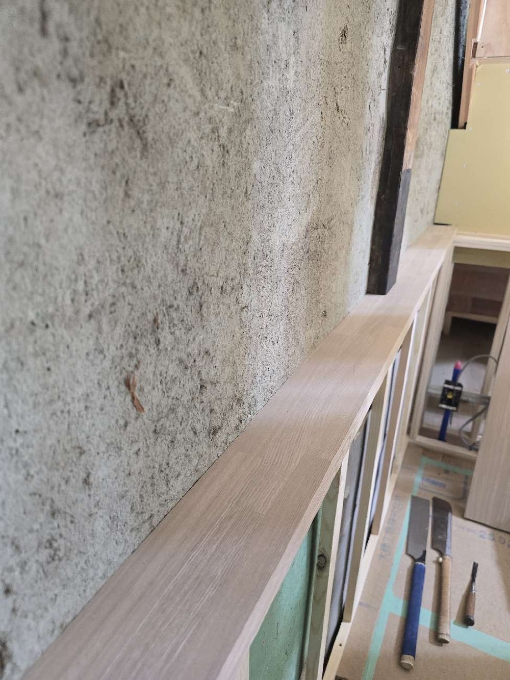 トイレカウンター造作