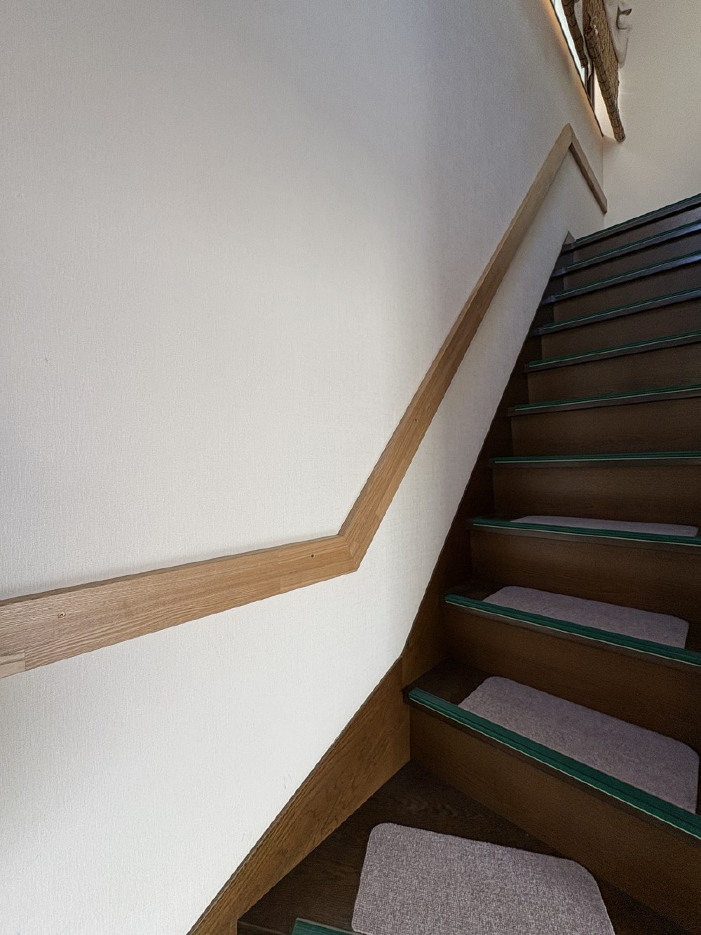 階段手すり取付②