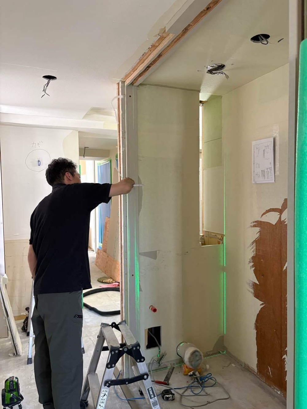 トイレの建具（12日目）