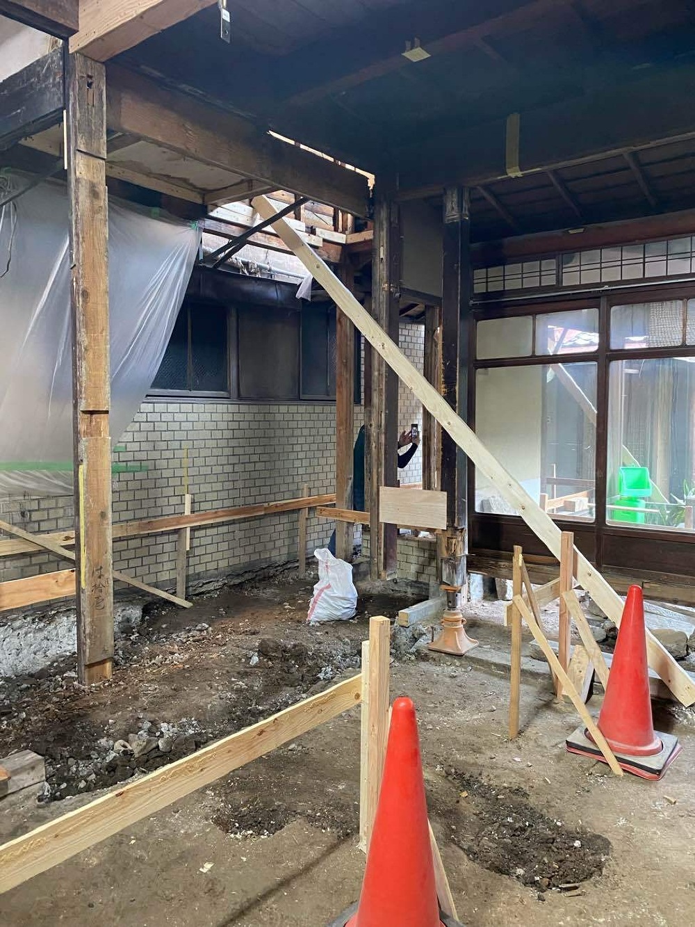 基礎工事準備