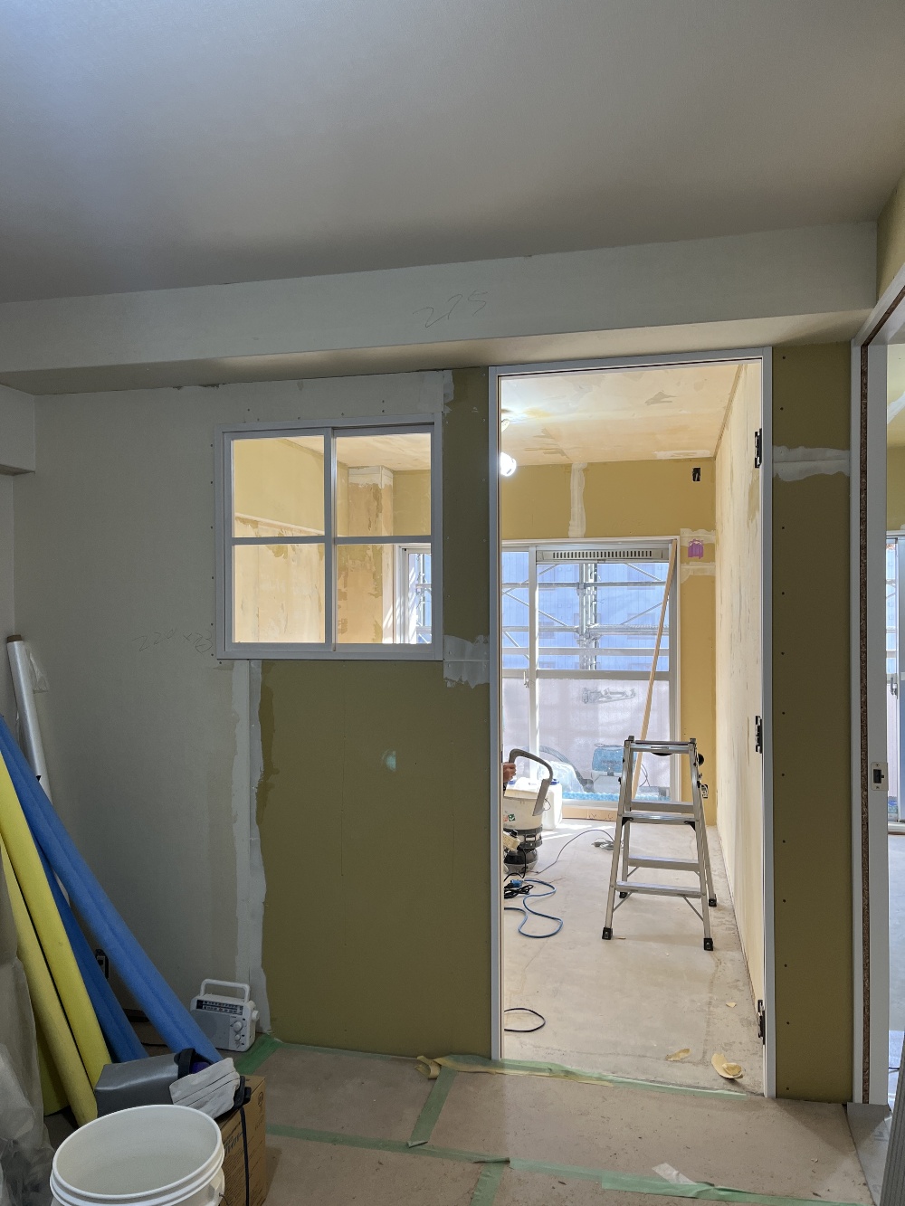 室内窓のお披露目