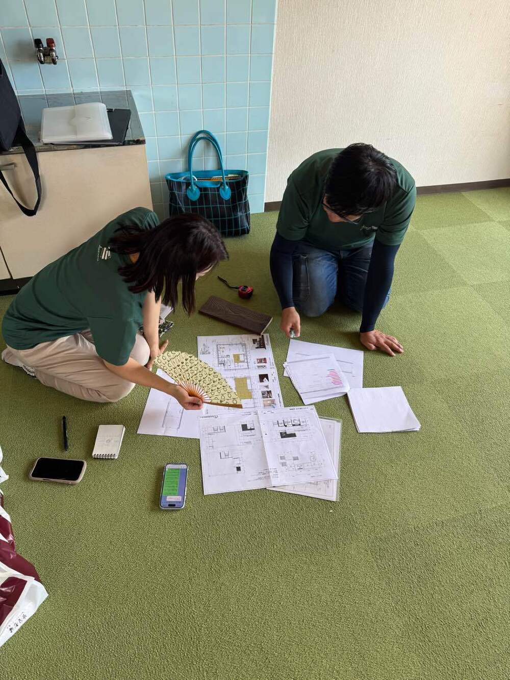 現場調査と現場打合せ