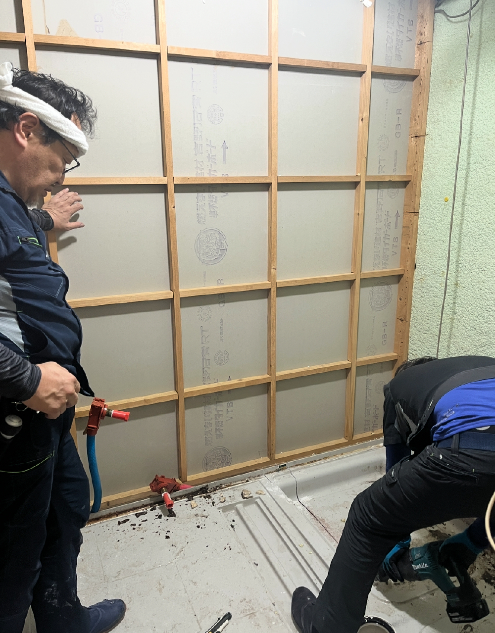 2日目　浴室解体