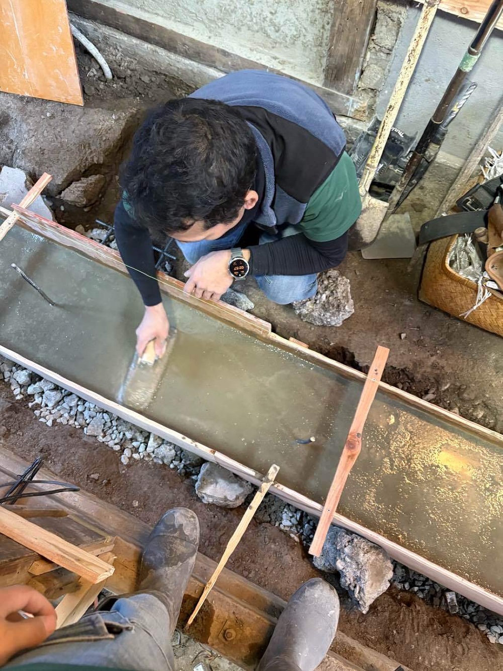 コンクリート打ち