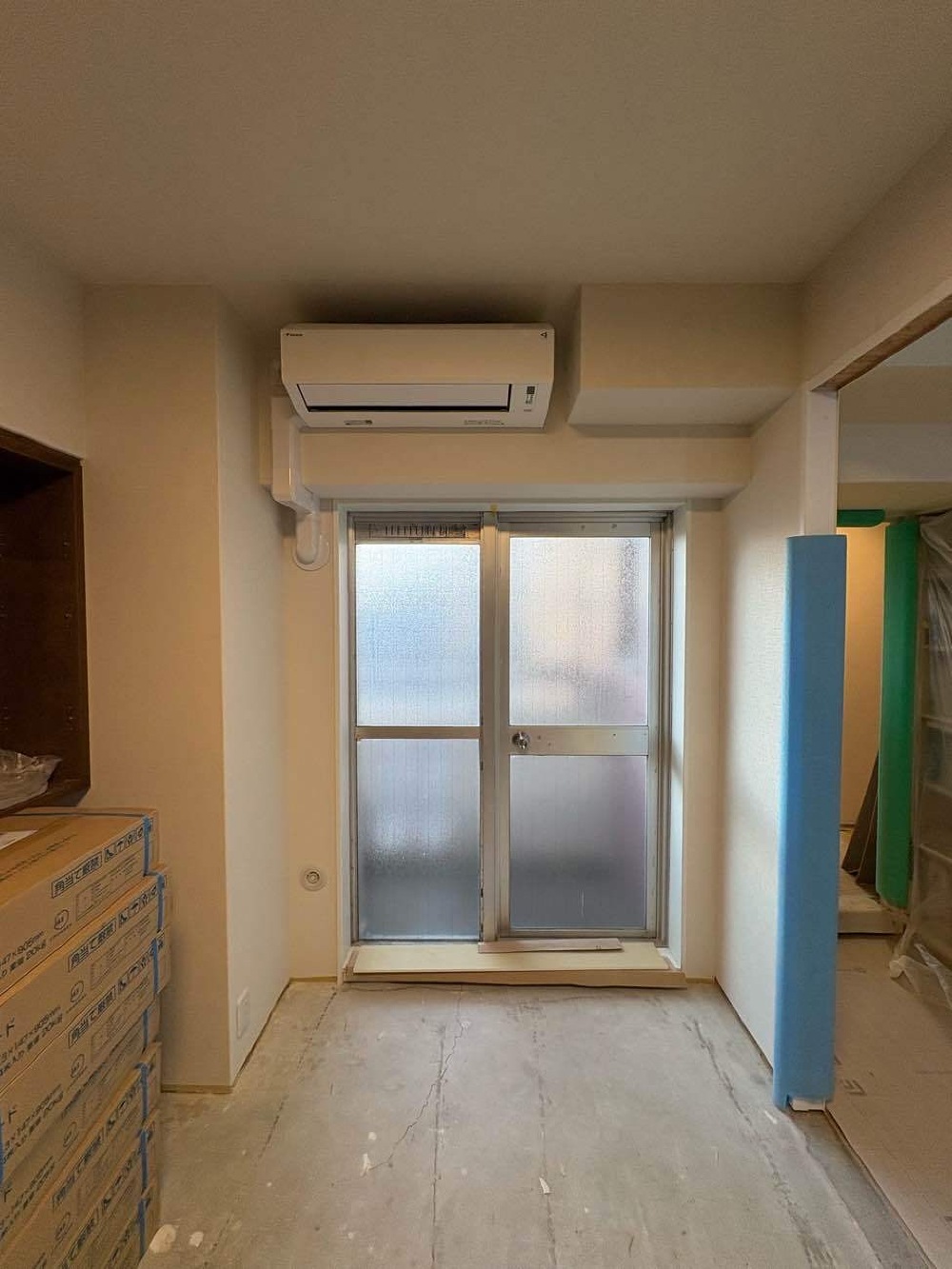エアコン設置完了です！