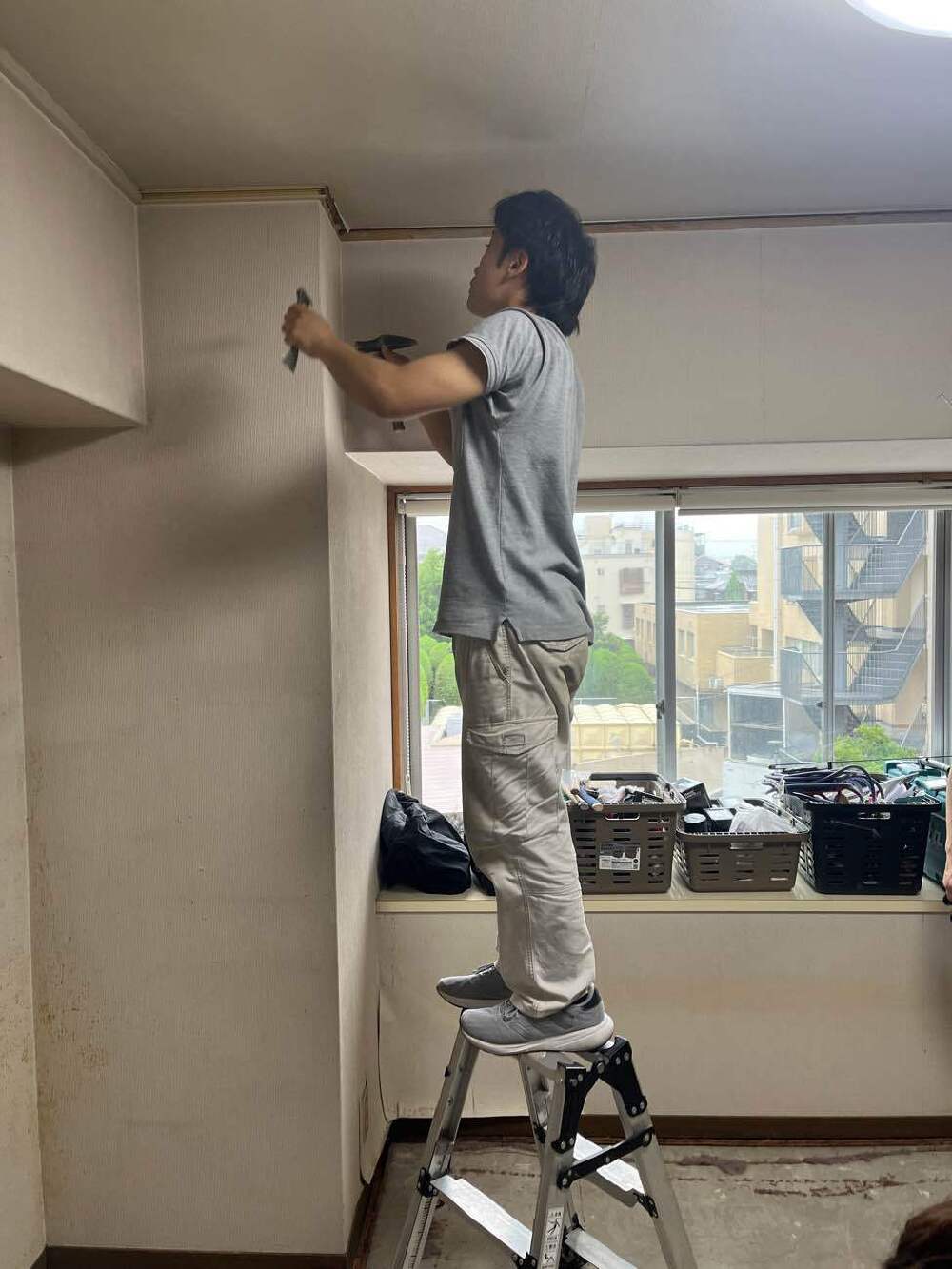 本日から工事が始まります！