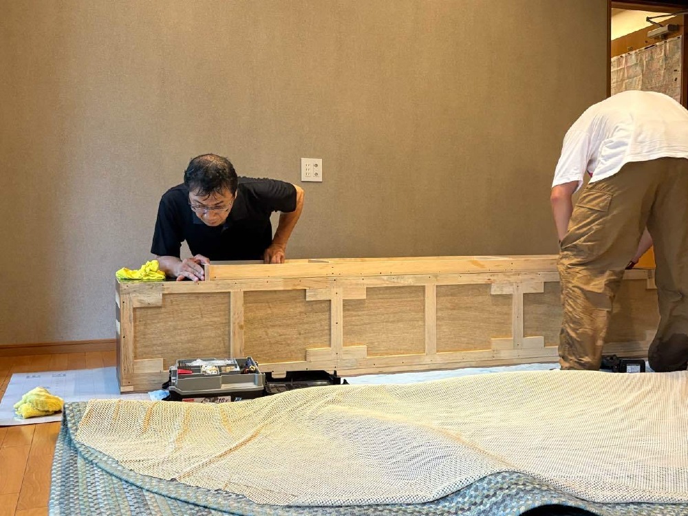 造作家具の設置