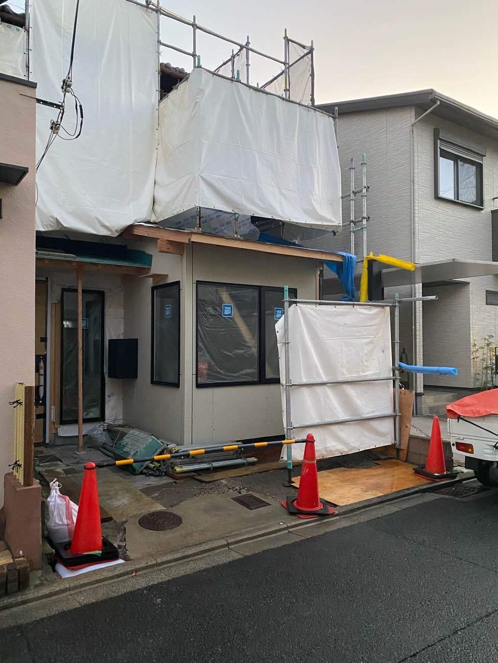 外構ブロック解体