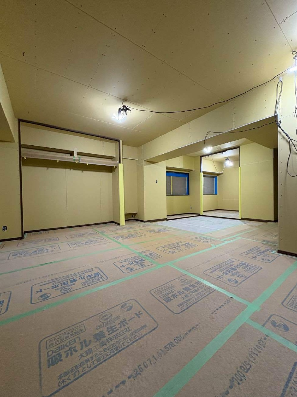 大工工事終わり