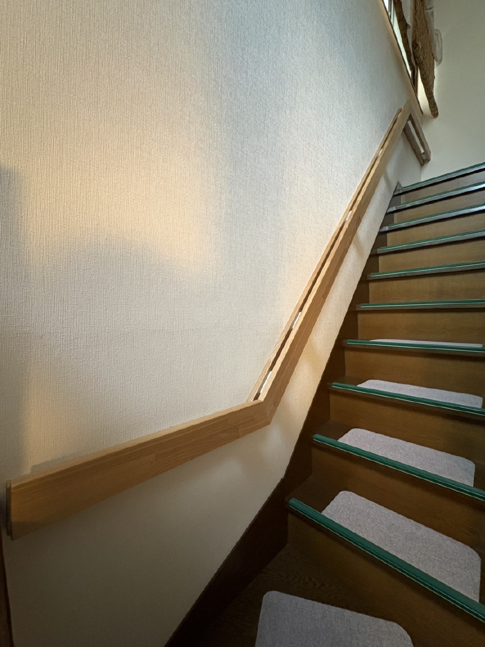 階段手すり取付③