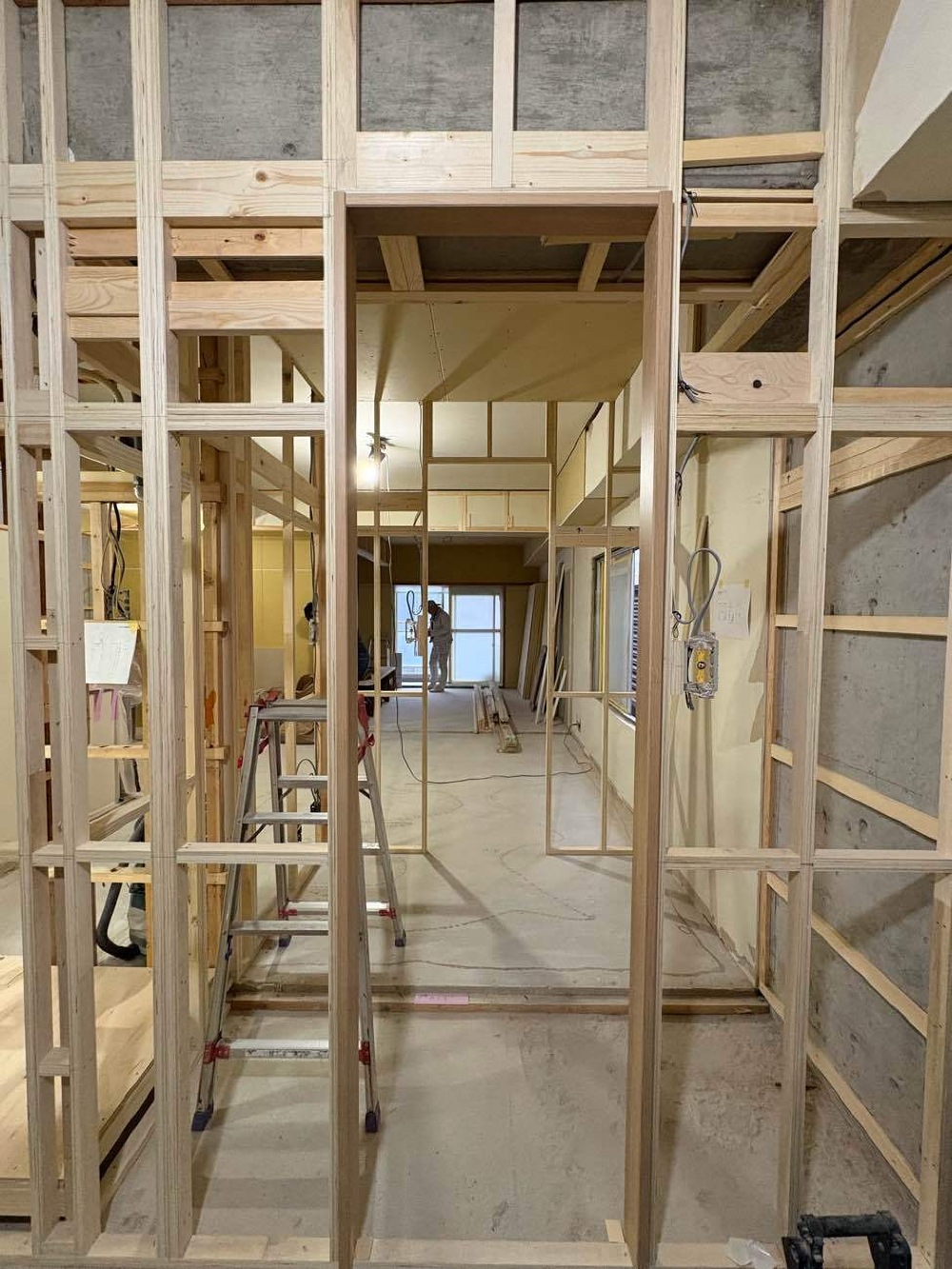 洋室から見たWIC