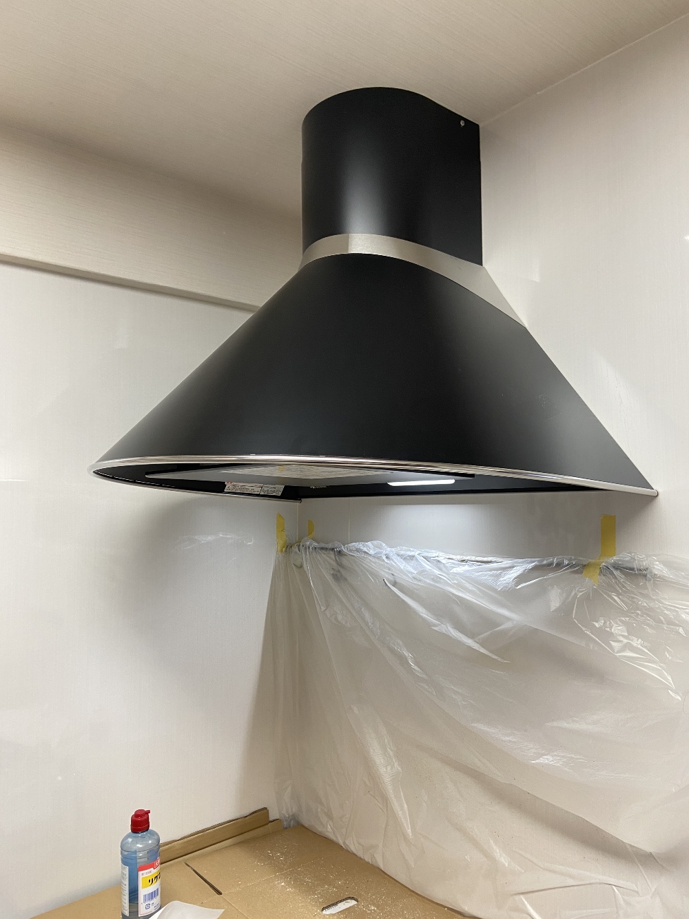 レンジフード取り付け