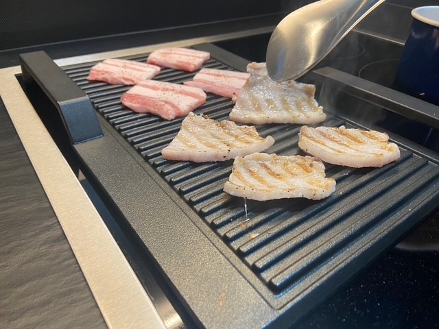 ガゲナウIHのグリルプレート 京都のマンションリフォーム